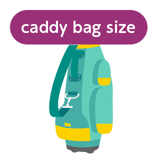 caddy bag size